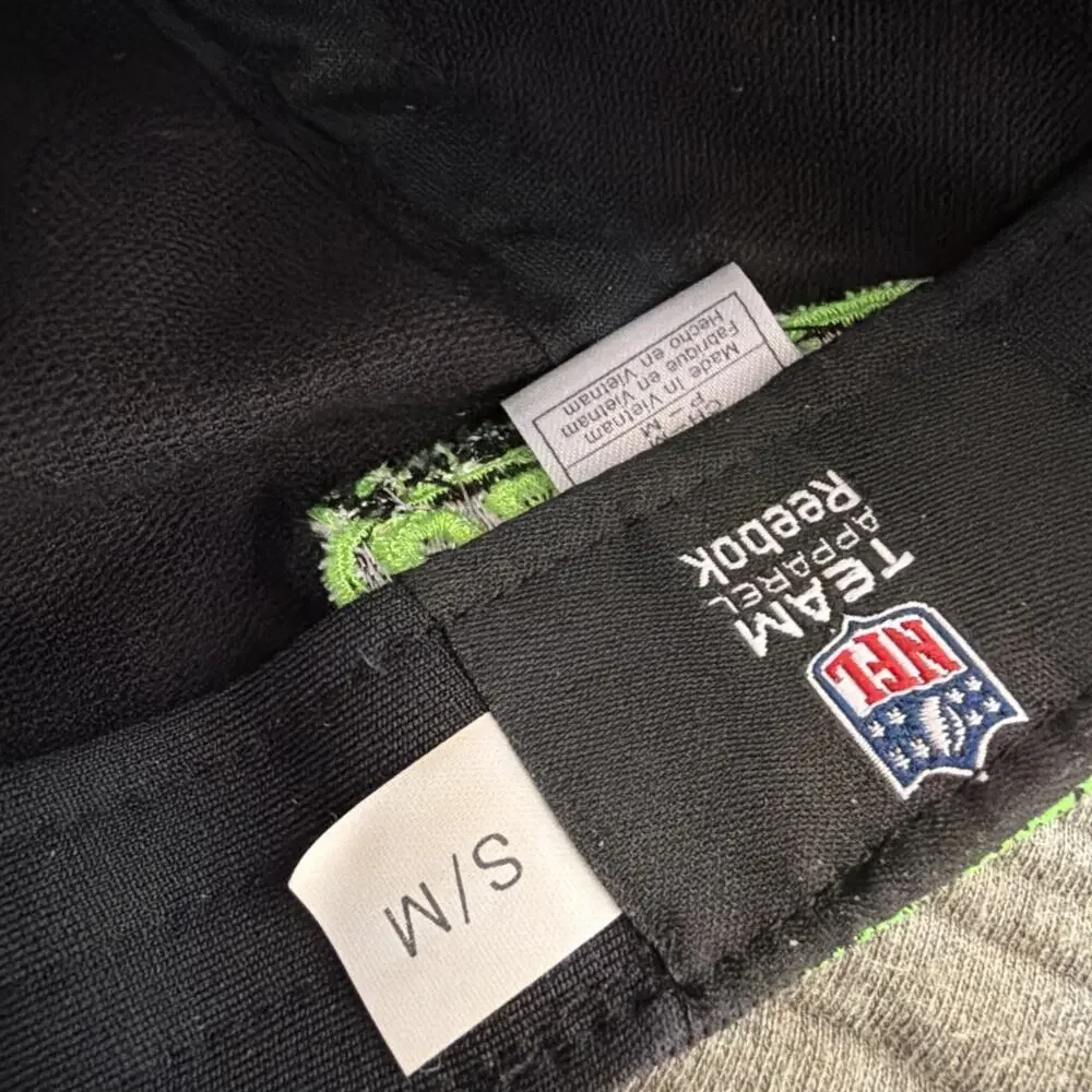 Jacksonville Jaguars Flex Fitted Reebok Green And Black Hat -S/M Mid 2000’s